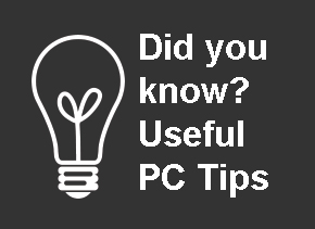 Usefule PC Tips from All Covered I.T Services