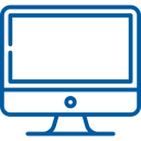 Blue icon desktop